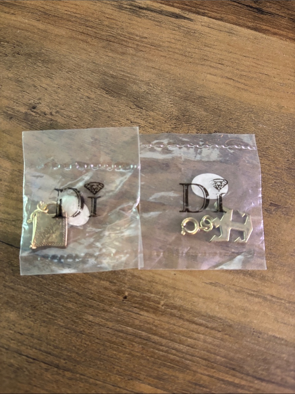Gold-Tone Diamonds International Charms - Anchor & Shopping